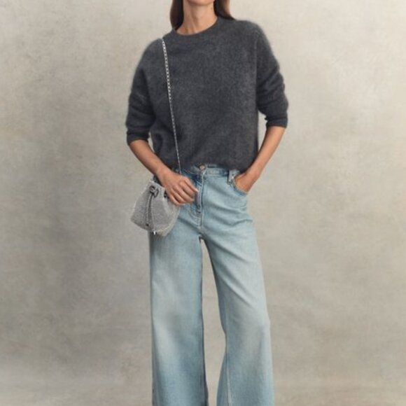 Reiss Demi Crystal Mini bucket Bag - Picture 4 of 6